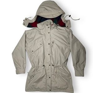 Eddie Bauer Beige Hooded Jacket
